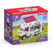 Figurki dla dzieci - Schleich Mobile Vet with Hanoverian Foal - miniaturka - grafika 1