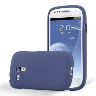 Etui Pokrowiec Do Samsung Galaxy S3 MINI Obudowa w FROST CIEMNY NIEBIESKI TPU Silikon Case Cover Ochronny Plecki Cadorabo - Etui i futerały do telefonów - miniaturka - grafika 1