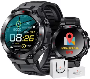 Giewont GW460 Czarny - Smartwatch - miniaturka - grafika 1