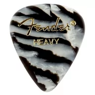 Kostki gitarowe - Fender Zebra Heavy Celluloid kostka gitarowa - miniaturka - grafika 1