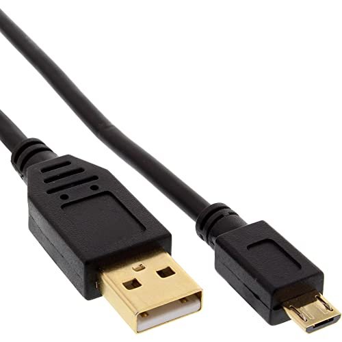 InLine Kabel USB USB Typ A męski Micro-B męski czarny 1m 31710P