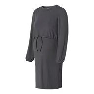 Sukienki ciążowe - ESPRIT Maternity Sukienka damska z długim rękawem, Charcoal Grey - 019, 44 - miniaturka - grafika 1