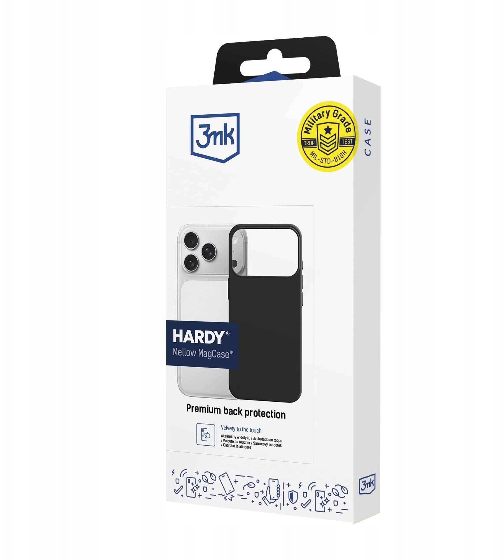 3MK Apple iPhone 13 Pro - 3mk Hardy Mellow MagCase Silver-White