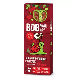 ECO-SNACK Bob Snail Jabłko-Wiśnia 30g - Eco-Snack - Zdrowa żywność - miniaturka - grafika 3