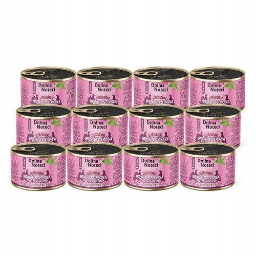 Dolina Noteci Superfood Indyk Przepiórka Zielona herbata Sterile 12x185g