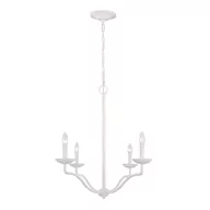 Lampy sufitowe - Annie żyrandol biały FE-ANNIE4-PSW Feiss - miniaturka - grafika 1