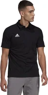 Koszulki męskie - Adidas Koszulka adidas ENTRADA 22 Polo HB5328 HB5328 czarny XXXL - miniaturka - grafika 1