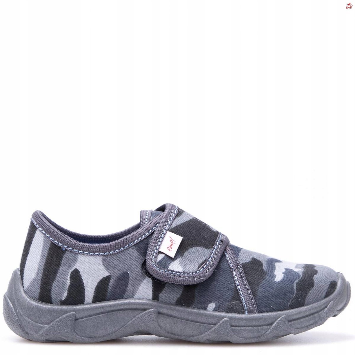 *EMEL R 175-49 AM DZIECIĘCE SZARE KAPCIE MORO Z RZEPEM 29 8AA