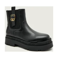 Sztyblety damskie - Liu Jo Skórzane sztyblety LOVE 63 - miniaturka - grafika 1