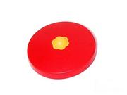 Kubki dla dzieci - Just Fun Plastikowa nakładka na belkę okrągłą fi 120 mm - czerwony - miniaturka - grafika 1