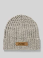 Czapki damskie - Czapka beanie z detalem z logo model ‘Aiana’ - miniaturka - grafika 1