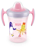 Sztućce dla dzieci - NUK Bidon "Trainer Cup" w kolorze jasnoróżowym - 230 ml - miniaturka - grafika 1