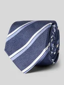 Krawaty i muchy męskie - Krawat z czystego jedwabiu z naszywką z logo (7,5 cm) - miniaturka - grafika 1