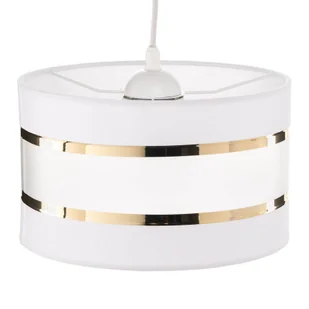 Lampa wisząca belka Helen biało-złota 3-punktowa - Lampy sufitowe - miniaturka - grafika 5