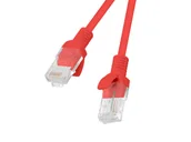 Kable miedziane - LANBERG Patchcord PCU5-20CC-0050-R kat.5e 0,5M czerwony 10-pack PCU5-20CC-0050-R - miniaturka - grafika 1