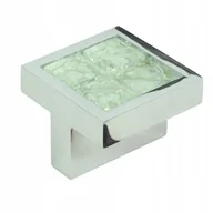 Meble modułowe i akcesoria - Uchwyt Meblowy Gałka CHROM/BIAŁY - miniaturka - grafika 1