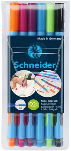 Schneider Długopis Slider Edge XB 6 kolorów - Długopisy - miniaturka - grafika 1