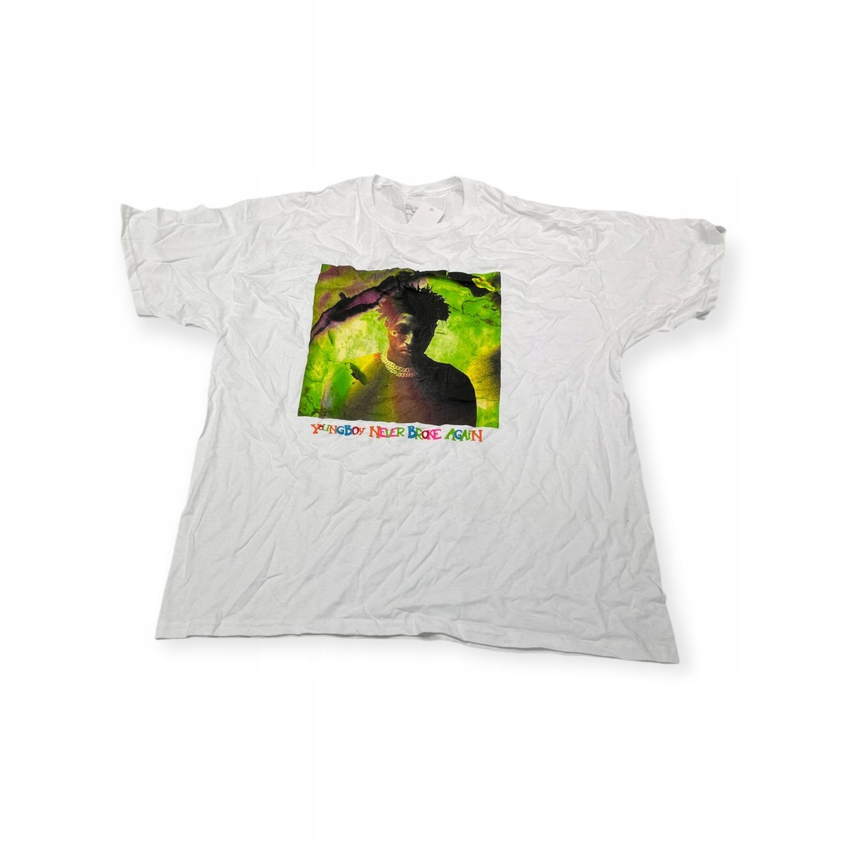 Koszulka T-shirt męski okrągły dekolt SPENCER'S NEVER BROKE AGAIN M
