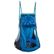 Akcesoria do basenów - HUDORA Huśtawka HUDORA Cosmos 90 cm Czarno-niebieski - miniaturka - grafika 1