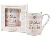 Kubki - PAN DRAGON Kubek Mad Dots-Królowa życia - miniaturka - grafika 1