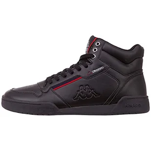 Kappa Męskie trampki Mangan, Czarny Black 242764 1120, 44 EU - Trampki męskie - miniaturka - grafika 1