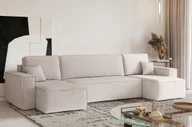 Narożniki - Sofa w kształcie U BEST narożnik tkanina Neve beżowy - miniaturka - grafika 1