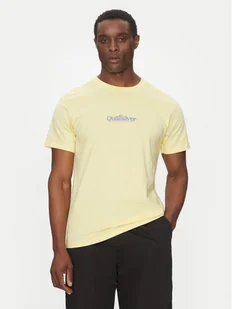 Quiksilver T-Shirt EQYZT08062 Żółty Regular Fit - Koszulki męskie - miniaturka - grafika 1