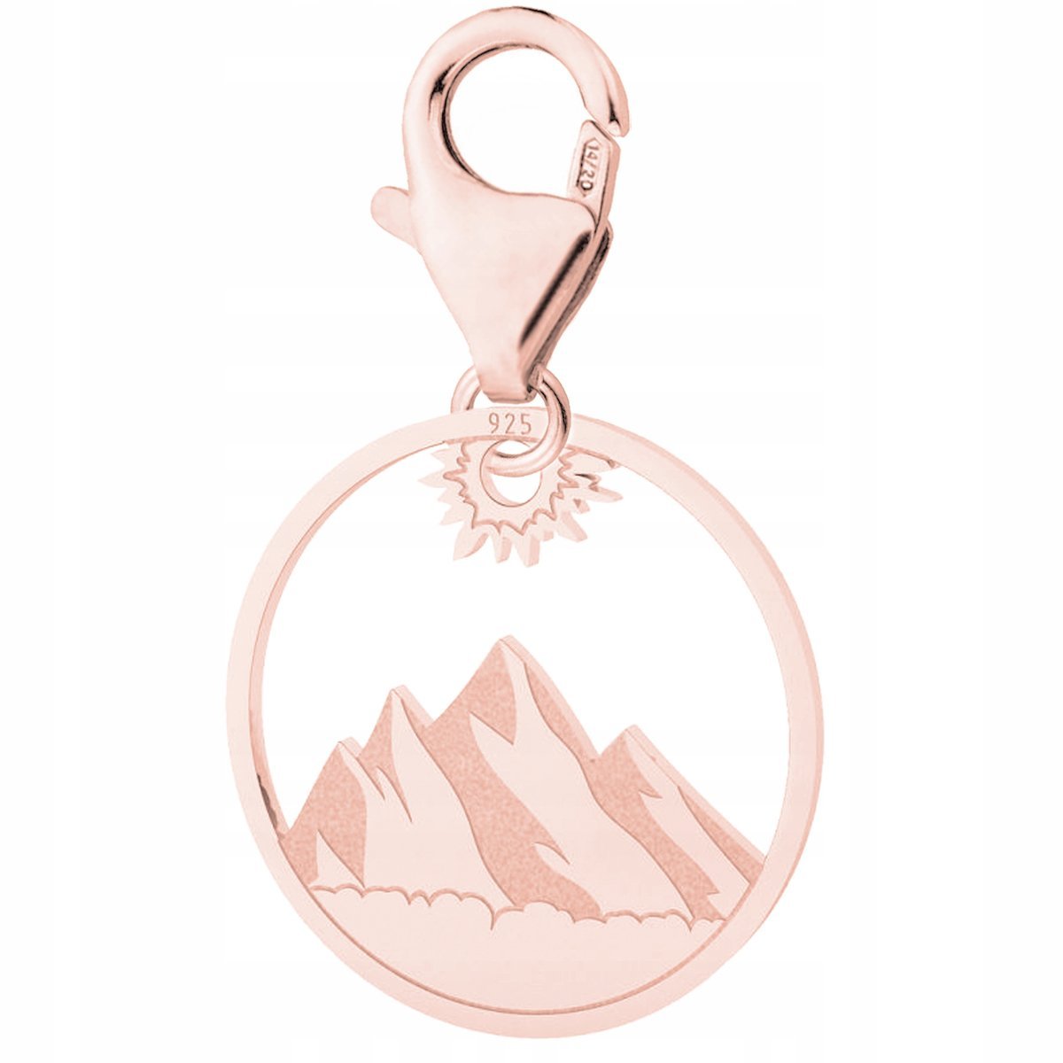 Zawieszka Pozłacana z Górami Tatrami Góry Tatry Zakopane Góra SREBRO 925