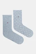 Skarpetki damskie - Tommy Hilfiger skarpetki 2-pack damskie kolor czarny 100001493 - miniaturka - grafika 1