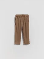 Spodenki dla niemowląt - Reserved - Bawełniane spodnie - brązowy - miniaturka - grafika 1