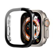 Akcesoria do smartwatchy - Dux Ducis Hamo etui do Apple Watch Ultra 49 mm metaliczny pokrowiec na smartwatch czarne - miniaturka - grafika 1