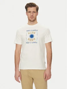 Blend T-Shirt 20718311 Biały Regular Fit - Koszulki męskie - miniaturka - grafika 1