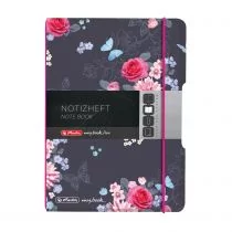 HERLITZ Sp. z o.o. Notatnik z wymiennymi wkładami, A6, Flowers - Notesy i bloczki - miniaturka - grafika 1