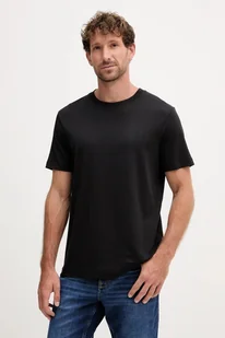 Joop! t-shirt bawełniany męski kolor czarny gładki 30045539 - Koszulki męskie - miniaturka - grafika 1