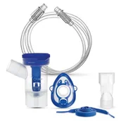 Inhalatory i akcesoria - VITAMMY Zestaw do nebulizacji Microfine+ RF8 z maską dla dzieci Części zamienne do inhalatora (maska mała, ustnik, nebulizator, przewód) - miniaturka - grafika 1