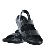 Sandały damskie - Sandały damskie Big Star Shoes LL274745 czarny - miniaturka - grafika 1