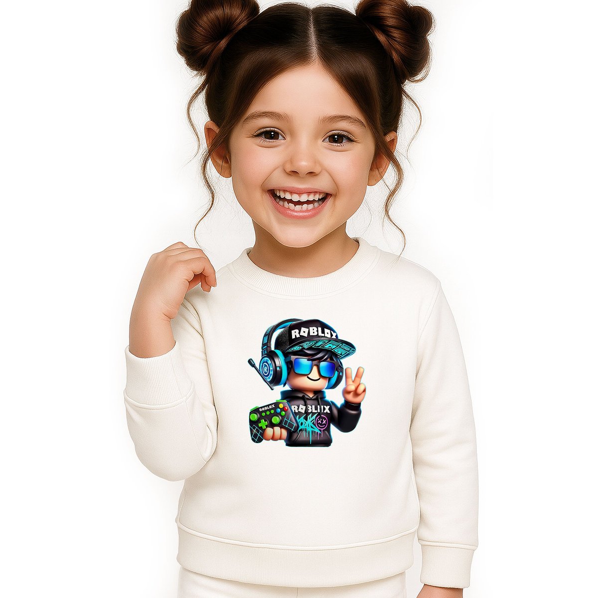 BLUZA DZIECIĘCA ROBLOX GRACZ DLA CHŁOPCA DZIEWCZYNKI 122-128