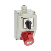 Rozdzielnie elektryczne - Elektro-Plast Zestaw siłowy RS-Z wyłącznik L-0-P gniazdo 1x16A/5P 6271-20 - miniaturka - grafika 1