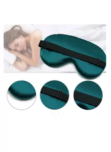Jedwabna opaska maska do spania Waya Silk - dark green - Akcesoria turystyczne - miniaturka - grafika 4