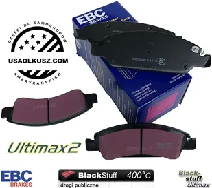Przednie klocki Ultimax2 + NACINANE tarcze hamulcowe 330mm EBC seria USR Cadillac Escalade AWD 2009-2020 - Tarcze hamulcowe - miniaturka - grafika 9