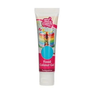 Barwnik FunCakes Food Colour Gel Turquoise 30g- TURKUSOWY - Dodatki do ciast w proszku - miniaturka - grafika 1