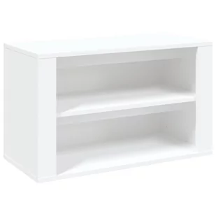 Lumarko Półka na buty, biała, 75x35x45 cm - Szafki na buty - miniaturka - grafika 3