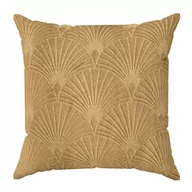 Poszewki na poduszki - Euro Firany Poszewka Velvetowa Julia 40 x 40 Złoty 5903571169266 - miniaturka - grafika 1