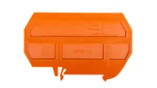 Kostki, złączki, wtyczki - Wago Ścianka separująca pomarańczowa szerokość 90mm 209-190 /25szt./ 209-190 - miniaturka - grafika 1