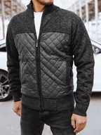 Kurtki męskie - Kurtka męska pikowana ciemnoszara Dstreet TX4577-M - miniaturka - grafika 1