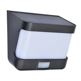 Inspire Kinkiet solarny Fano czarny 1000 lm IP54 LED - Lampy ogrodowe - miniaturka - grafika 1