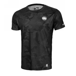 Koszulki sportowe męskie - Rashguard Pit Bull Performance Mesh Net Camo All Black Camo RATY 0% | PayPo | GRATIS WYSYŁKA | ZWROT DO 100 DNI - grafika 1