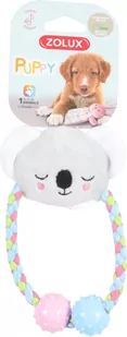 ZOLUX Zabawka PUPPY TINY ze sznurkiem kol. szary - Zabawki dla psów - miniaturka - grafika 2
