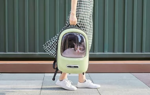 Plecak podróżny dla zwierząt PetKit Breezy 2 (Zielony) - Plecaki - miniaturka - grafika 2