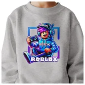 Bluzy dla dziewczynek - BLUZA DZIECIĘCA ROBLOX GRACZ DLA CHŁOPCA DZIEWCZYNKI 110-116 - miniaturka - grafika 1